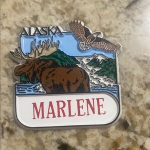 Magnetic collectibles Alaska Marlene moose Eagle Mountains magnet